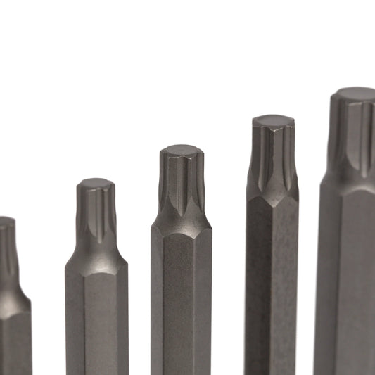 GripEdge 6Pc 3/8’’ Long SAE Hex Driver Set