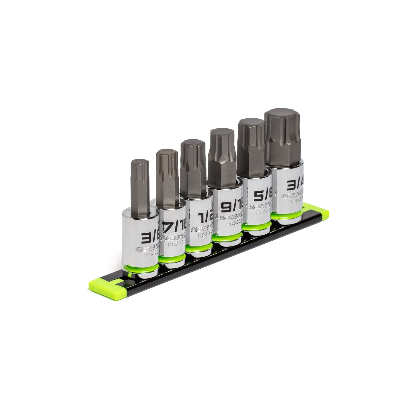 GripEdge 6Pc 1/2’’ SAE RPT Hex Driver Set