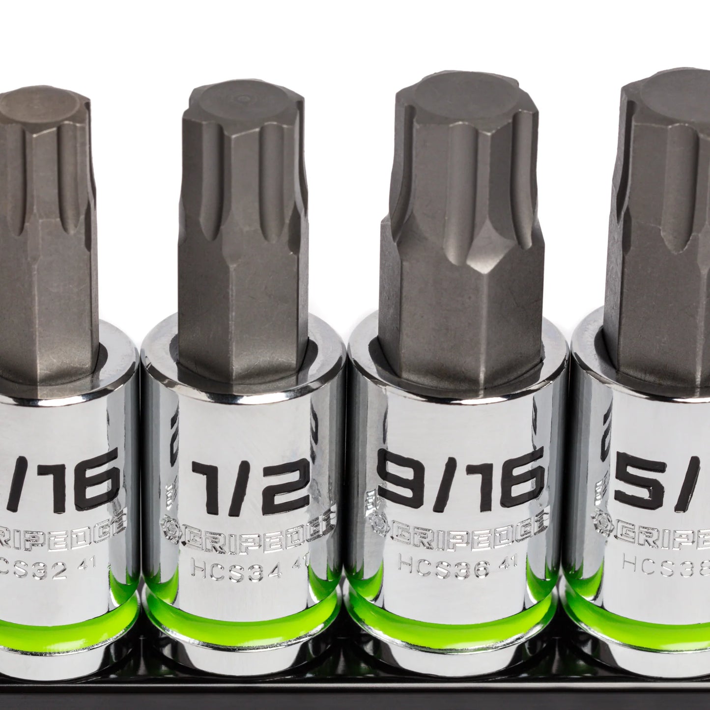 GripEdge 6Pc 1/2’’ SAE RPT Hex Driver Set