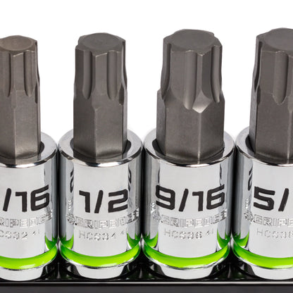 GripEdge 6Pc 1/2’’ SAE RPT Hex Driver Set