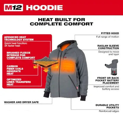 Milwaukee M12™ Heated Hoodie Size XL