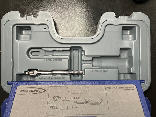 Blue-Point 47pc 1/4"dr General Service Set (Missing parts)