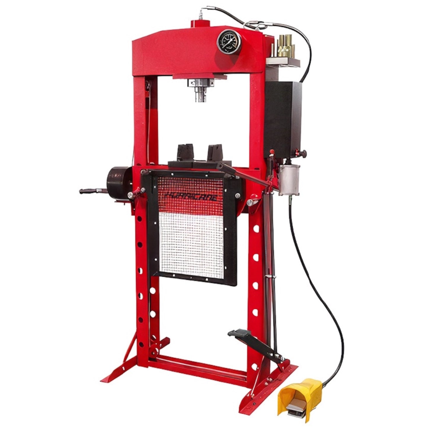 HURRICANE 50T Air-Hydraulic Workshop Press & Safety Guard