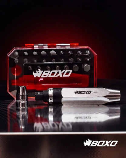 BOXO 27Pc 1/2" Impact Driver with Bits Set