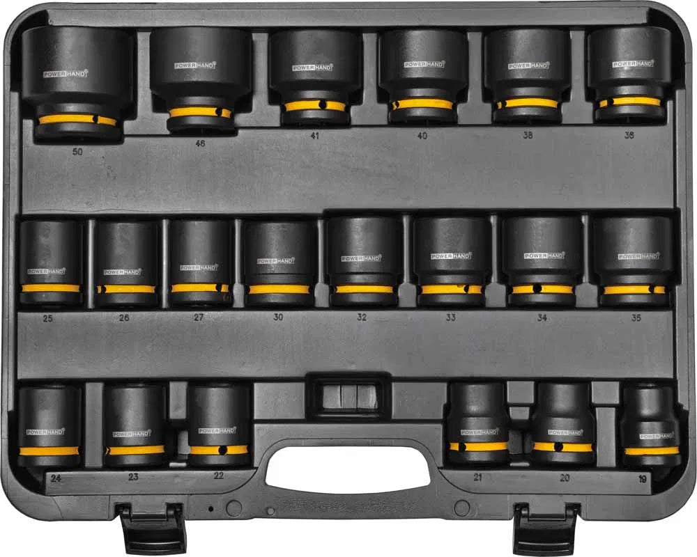 POWERHAND 3/4" Shallow Impact Socket Set