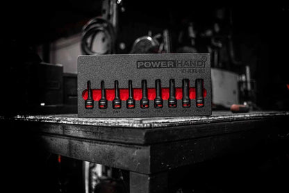 POWERHAND 9Pc 3/8" Ribe Impact Socket Set