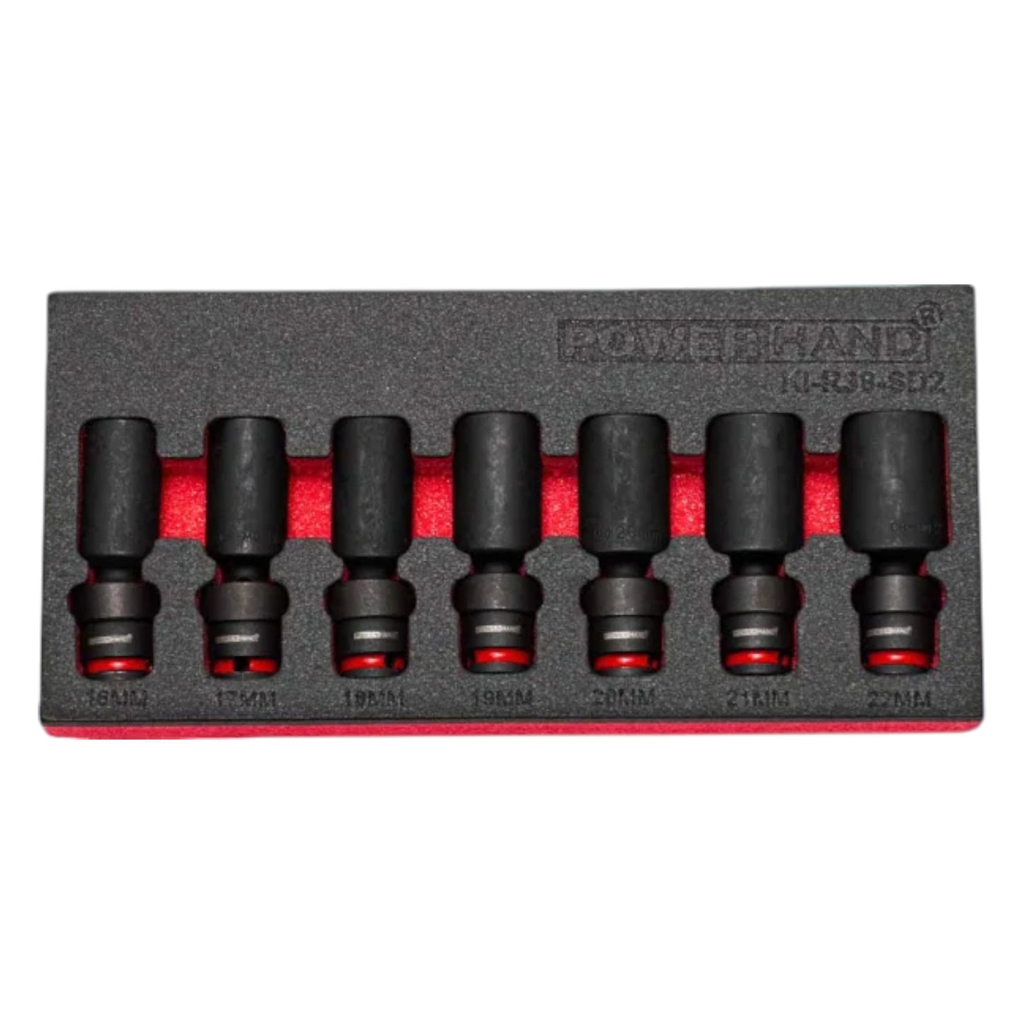 POWERHAND 8Pc 3/8" Deep Swivel Impact Socket Set (8mm - 15mm)