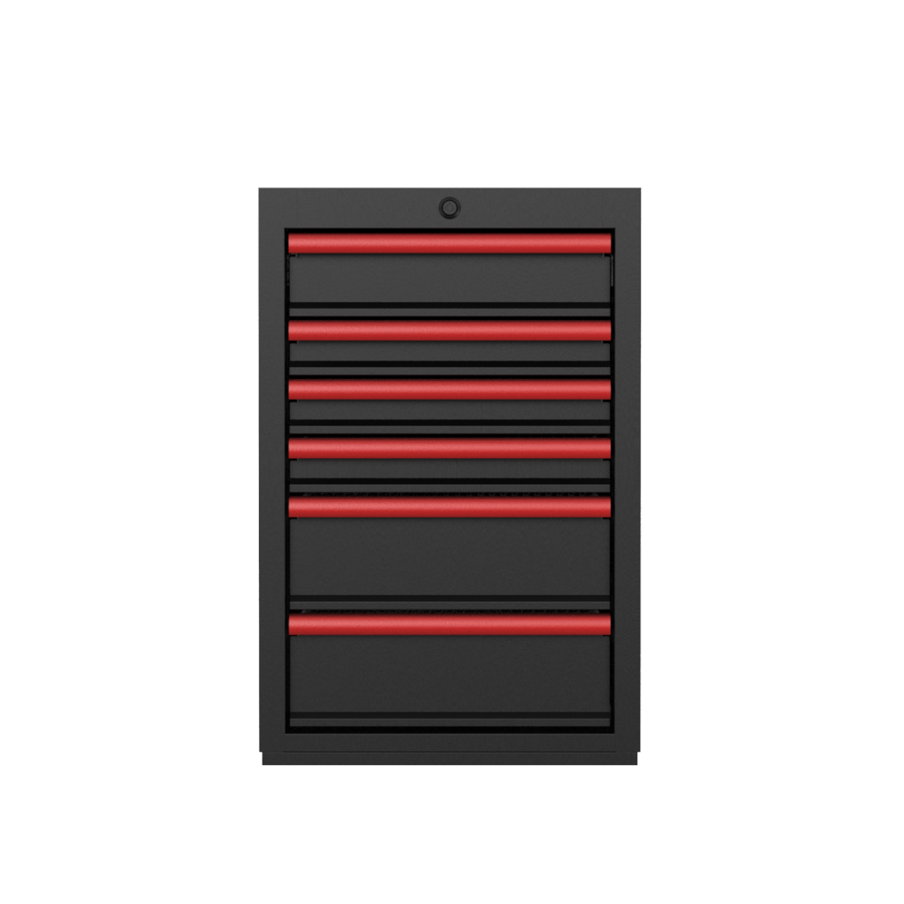 BOXO PRO Matte Half Height 6 Drawer Cabinet - Various Trim Colours Available