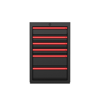 BOXO PRO Matte Half Height 6 Drawer Cabinet - Various Trim Colours Available