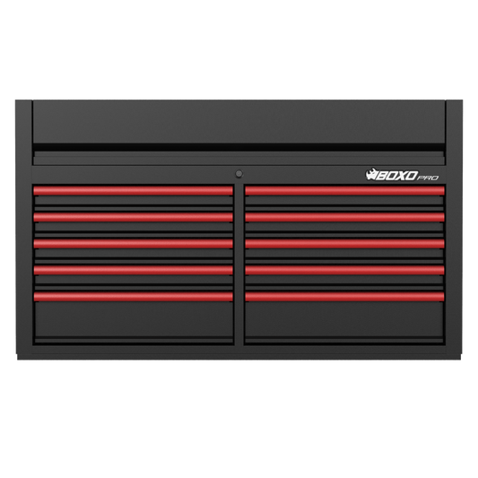 BOXO PRO 53" Matte 10 Drawer Top Box - Various Trim Options Available