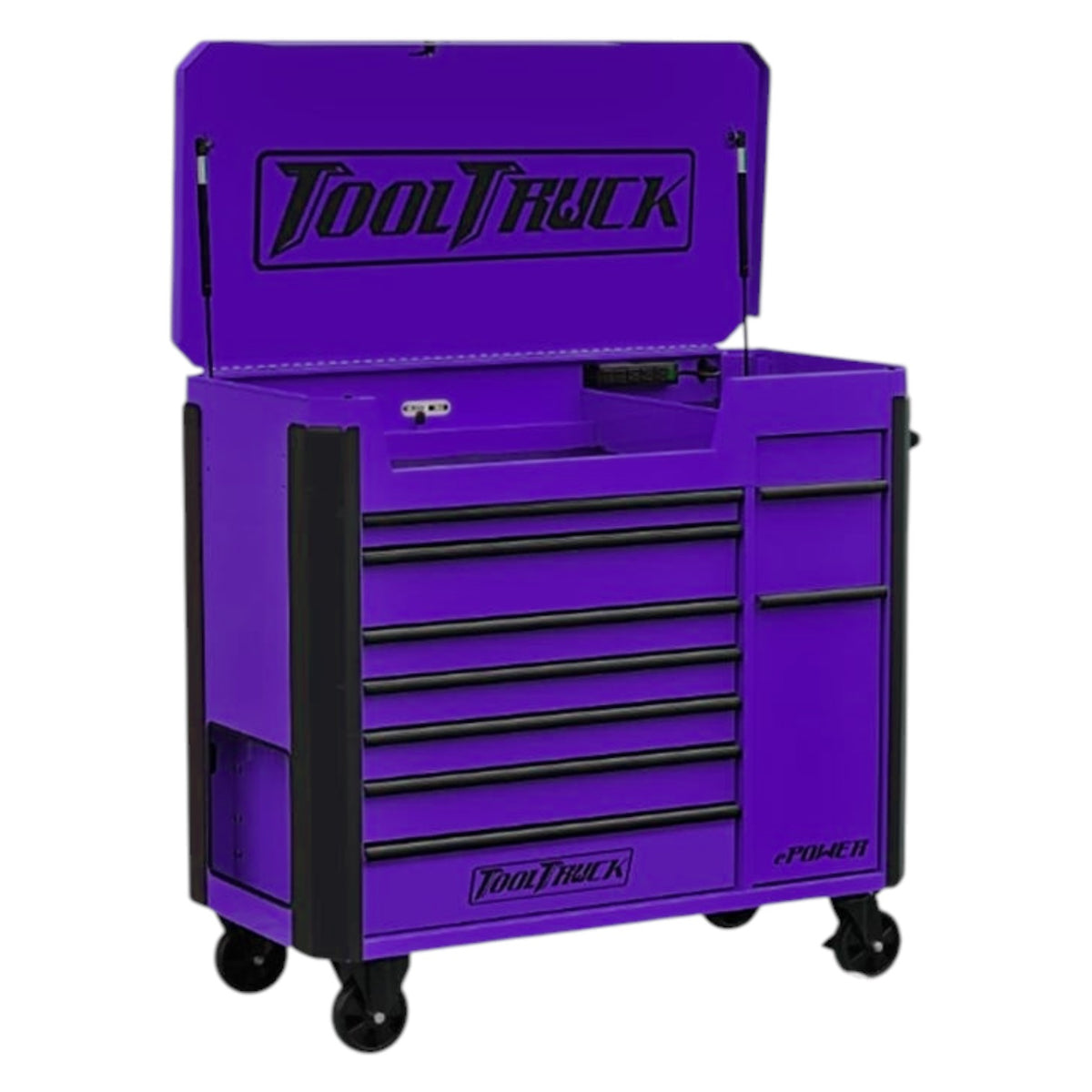 ToolTruck 50" E-Power 9-Drawer Service Cart - 'The Beast Cart'