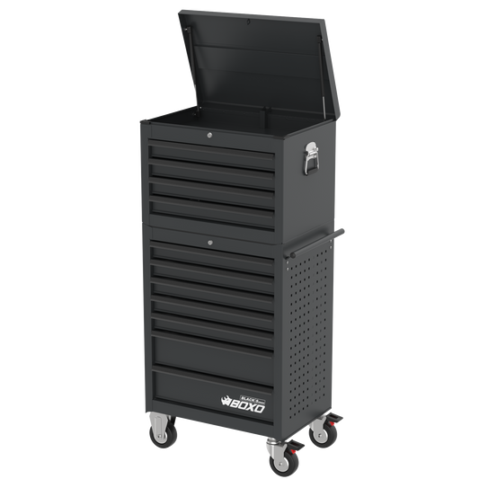 BOXO Black Series 27" 11 Drawer Toolbox Stack