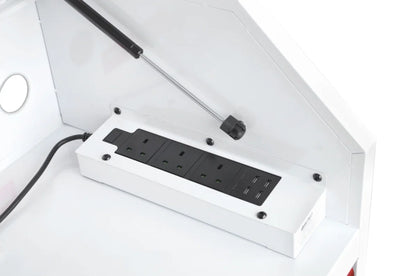 BOXO 41" White 8-Drawer Top Box (Trim colour options)