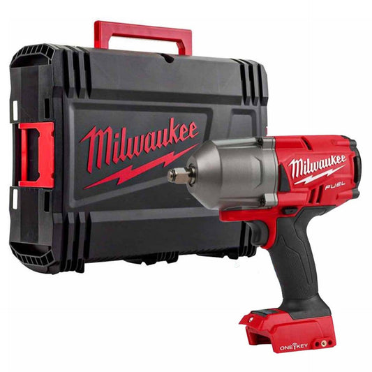 Milwaukee M18ONEFHIWF12-0X One-Key Fuel Brushless High-Torque 1/2" Impact Wrench with Friction Ring & Case (Body Only)