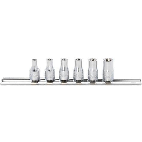 Ko-ken 6Pc 1/4" E-Torx Socket Set (E4 - E10)