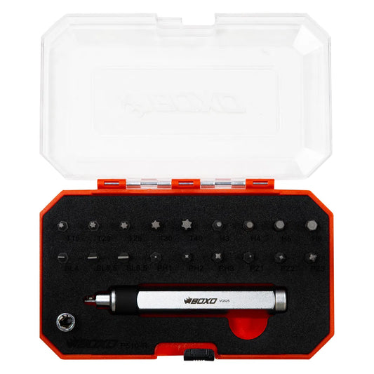 BOXO Impact Driver 1/4" with Bits 20Pc Kit in BMC