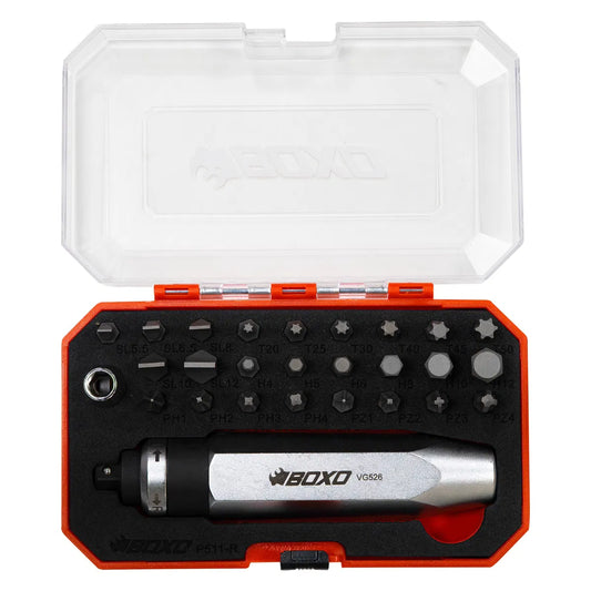 BOXO Impact Driver 1/4Dr With Bits 20Pc Kit In BMC