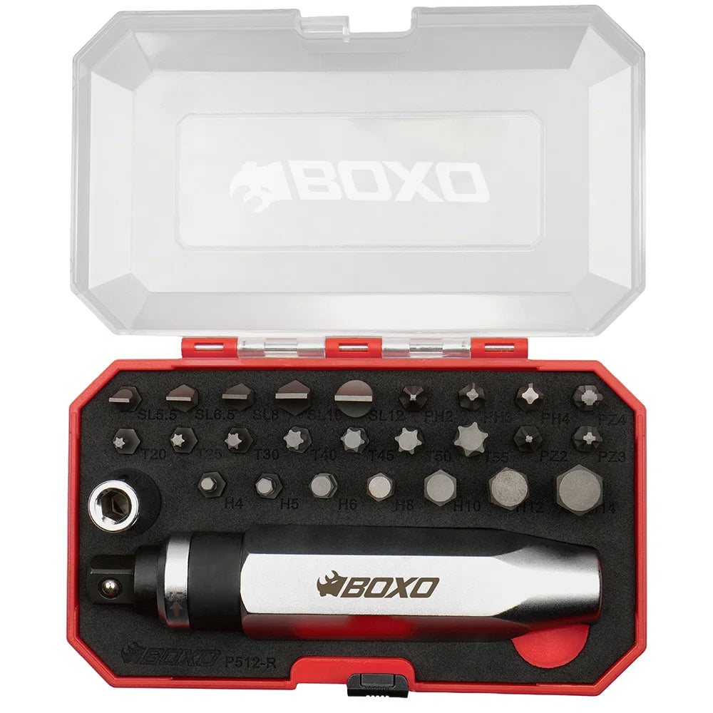 BOXO Impact Driver 1/2" with Bits 27Pc Kit in BMC