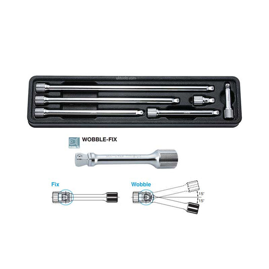 Ko-ken 1/4" Wobble-Fix Extension Set