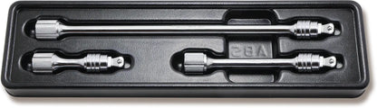 Ko-ken 3/8" Locking Wobble-Fix Extension Bar 3 Piece Set