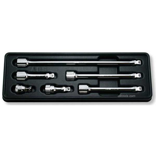 Ko-ken 6Pc 3/8" Wobble-Fix Extension Bar Set
