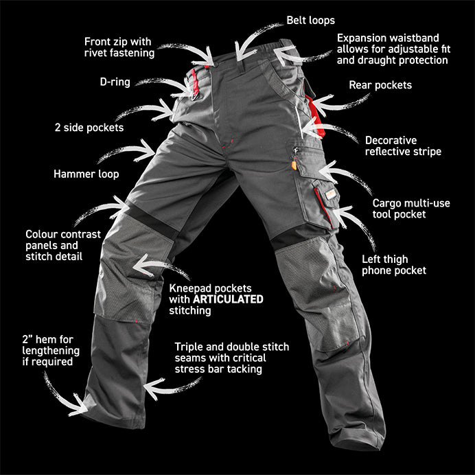 ToolTruck Result Work-Guard Technical Combat Trousers Mens' Size M 34R