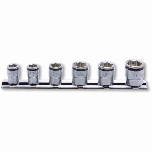 Ko-ken 6Pc 1/4" Nut Grip Socket Set