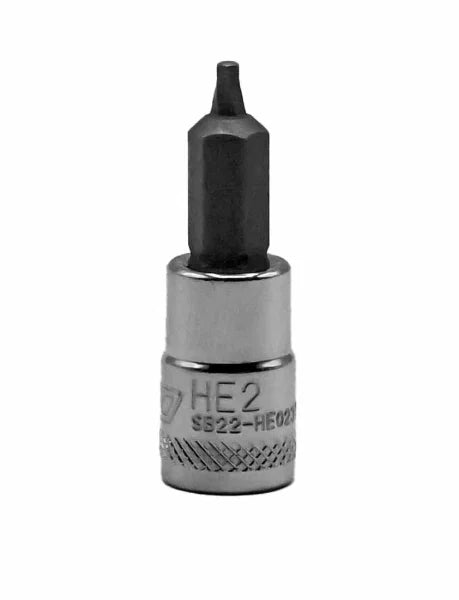 BOXO 1/4" Hex Extractor Bit Sockets (H2 - H6)