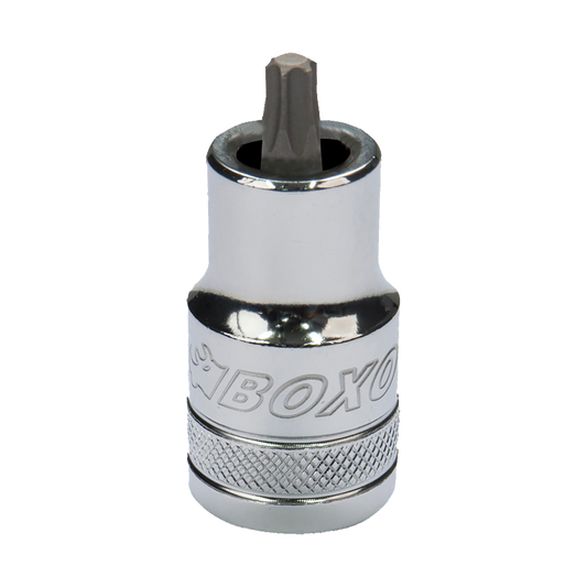 BOXO 1/2" Super Stubby Torx Bit Sockets - Sizes T20 to T60