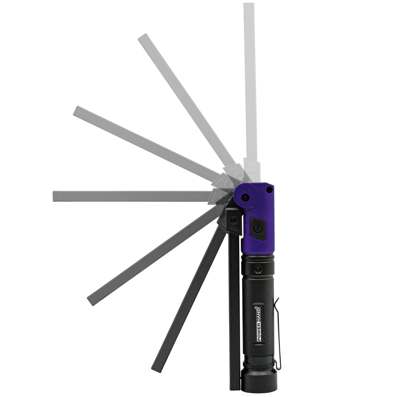 POWERHAND 800 Lumen Slimline Folding Work Lamp with UV Function