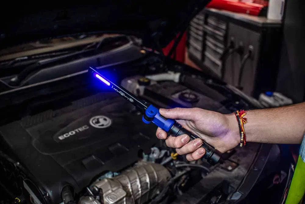 POWERHAND 800 Lumen Slimline Folding Work Lamp with UV Function