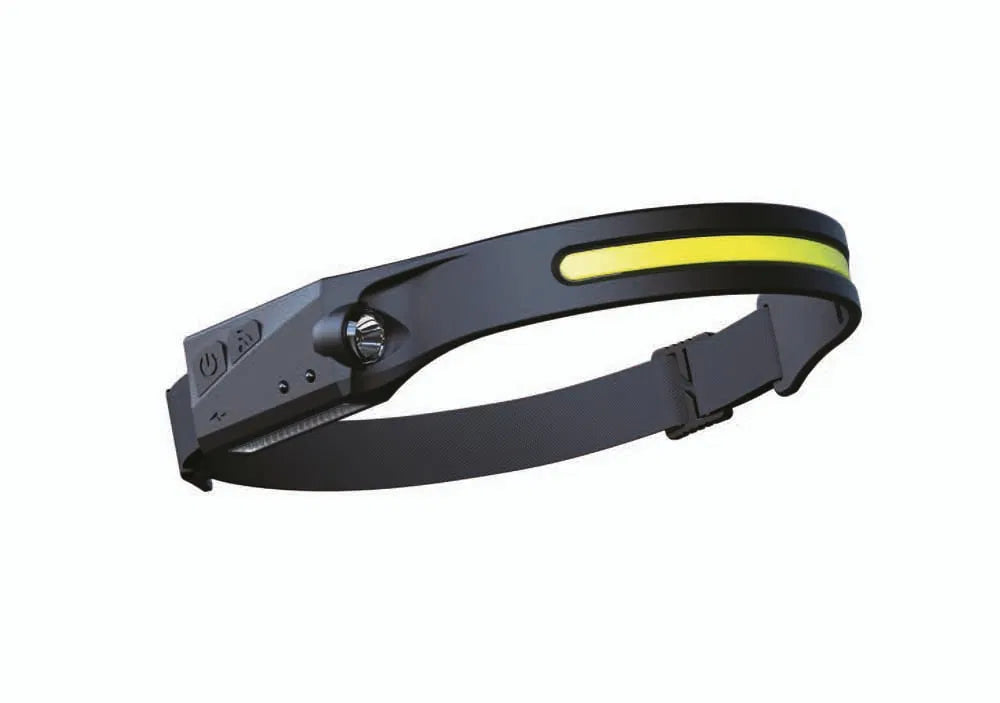 POWERHAND 350 Lumen Rechargeable COB/LED Auto Sensor Headband
