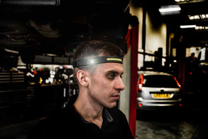 POWERHAND 350 Lumen Rechargeable COB/LED Auto Sensor Headband