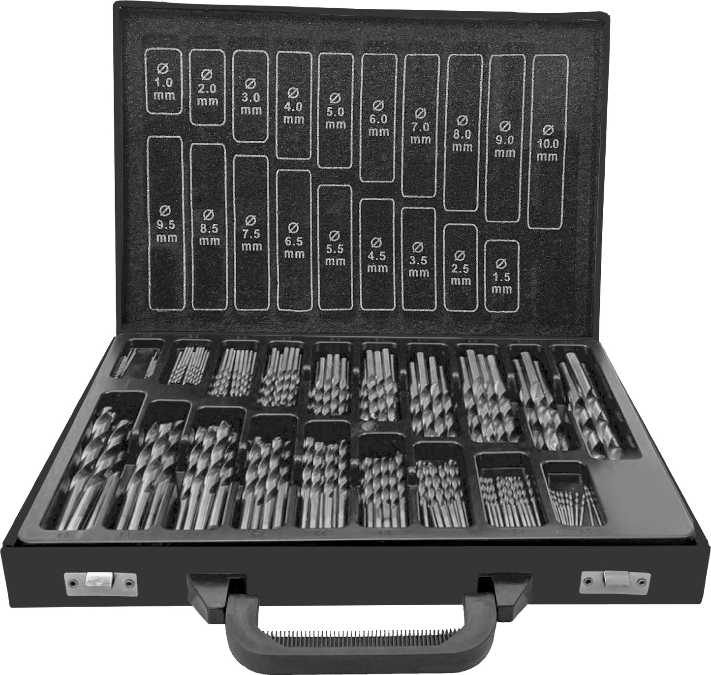 POWERHAND 170Pc HSS Drill Bit Box Set