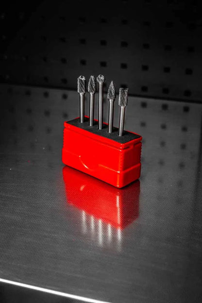 POWERHAND XL Tungsten Carbide Burr Set - 6mm Shank
