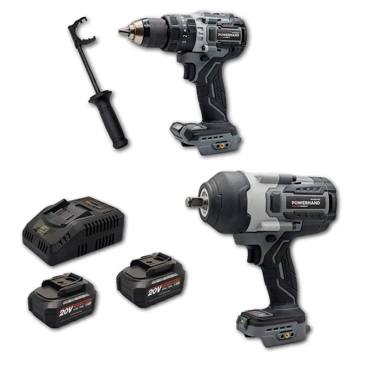 POWERHAND Impact Wrench & Drill Pack