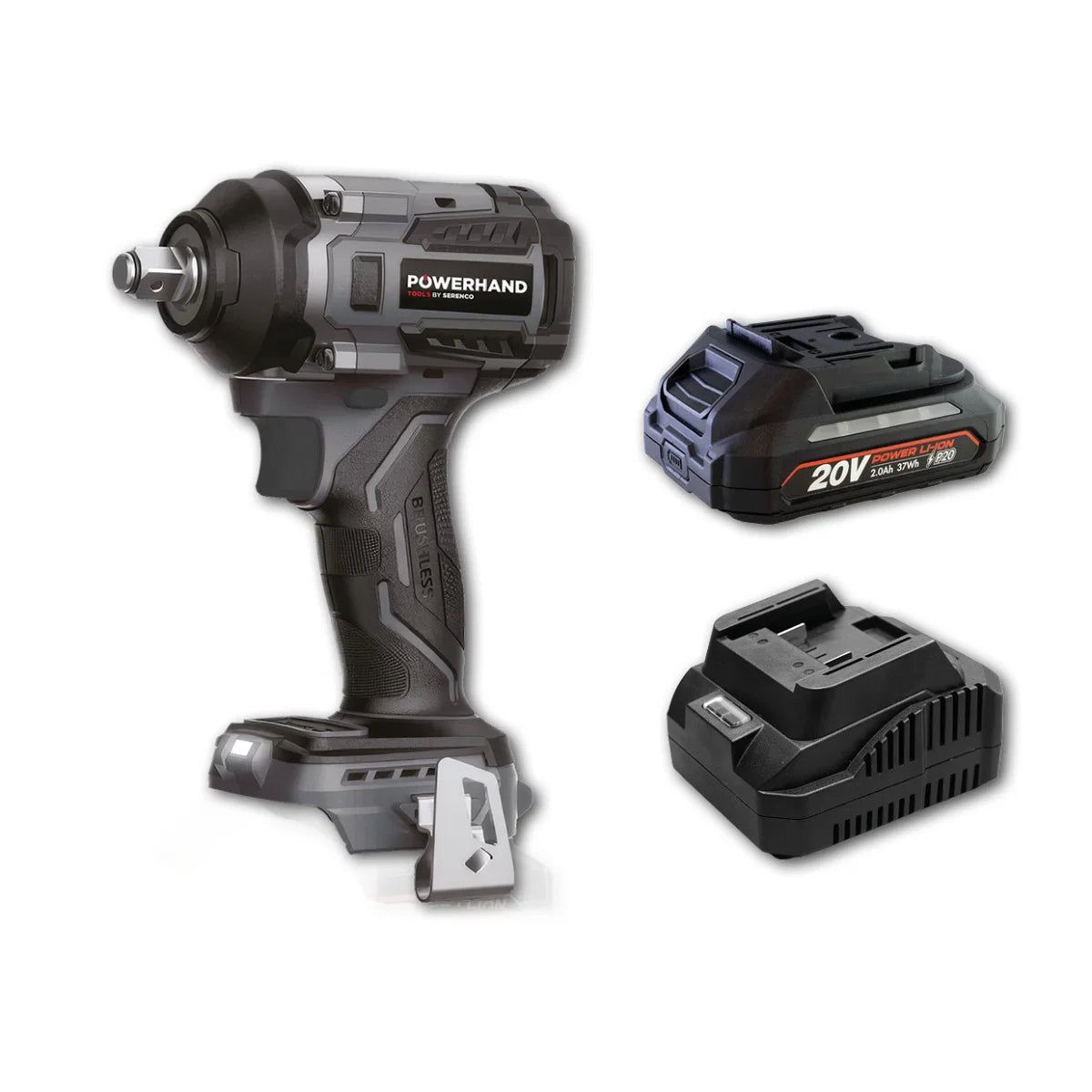 POWERHAND 1/2 Impact Wrench 400Nm - KIT