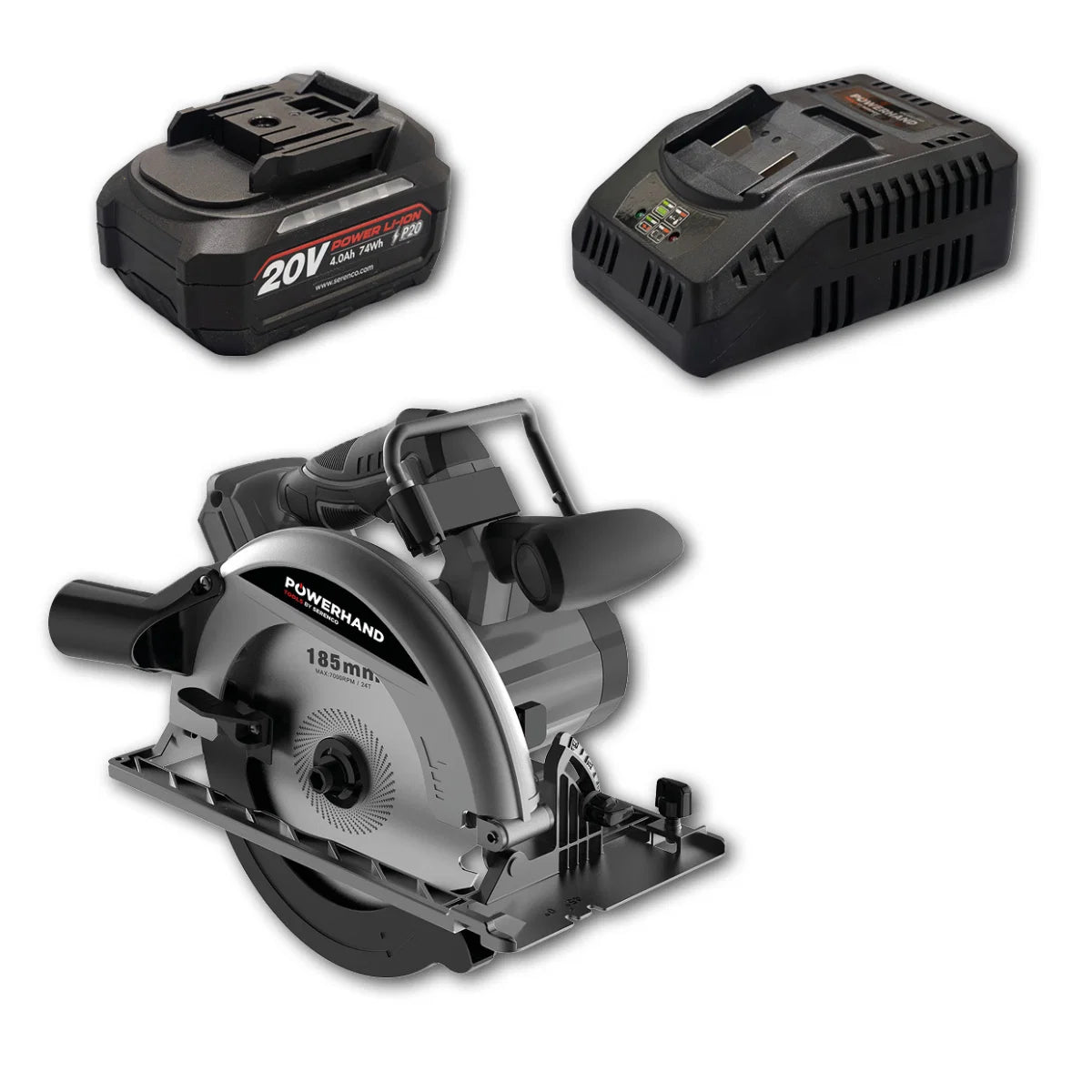 POWERHAND 20V Circular Saw 185mm - KIT