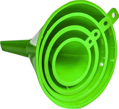 POWERHAND 4pc Round Funnel Set 50mm - 120mm