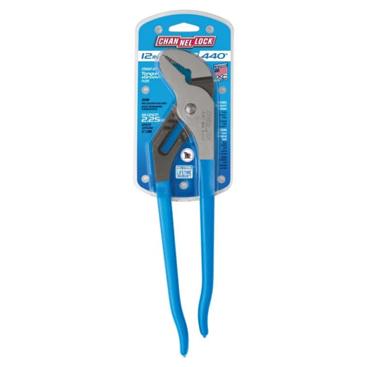 CHANNELLOCK 12" Straight Jaw Tongue & Groove Pliers