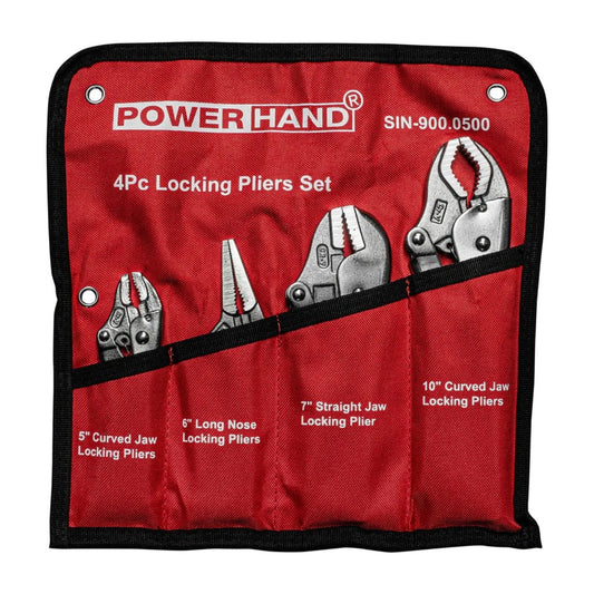 POWERHAND 4Pc Locking Pliers Set