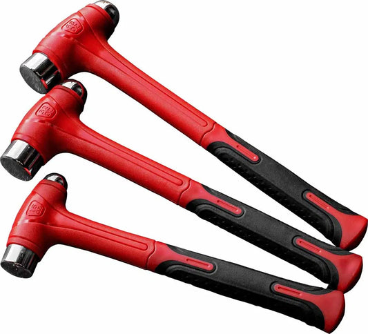 POWERHAND 3Pc Steel Hammer Face & Pein Set