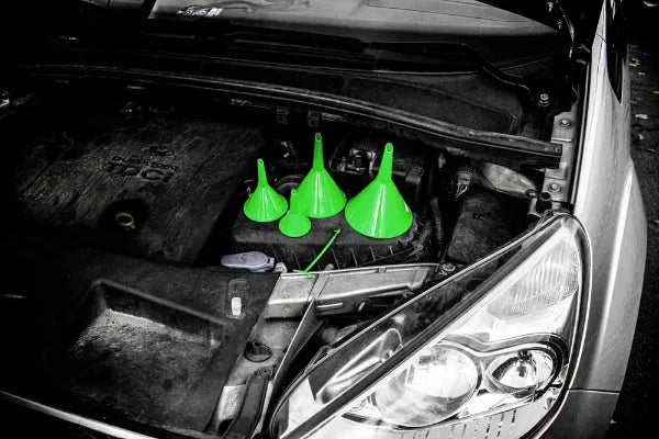 POWERHAND 4pc Round Funnel Set 50mm - 120mm