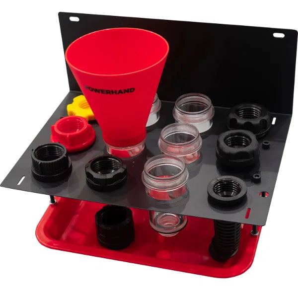 POWERHAND Universal Slow Fill Oil Funnel Master Set