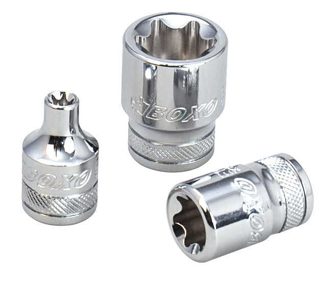 BOXO 3/8" E-Torx Socket - Sizes E4 to E20