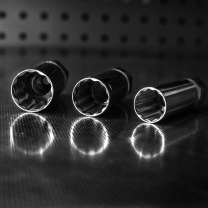 BOXO 6Pc 3/8" Dr 12Pt Thin Wall & Magnetic Swivel Spark Plug Set