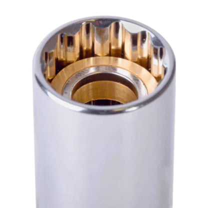 POWERHAND 3Pc 3/8" Magnetic Universal Joint Spark Plug Socket Set