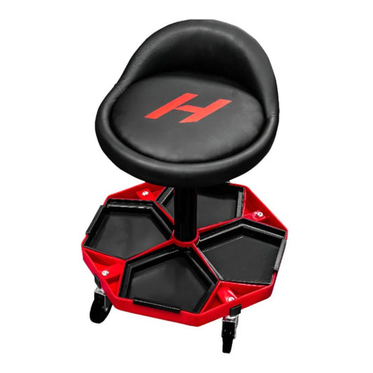 HURRICANE Adjustable Creeper Seat with Magnetic Tool Tray