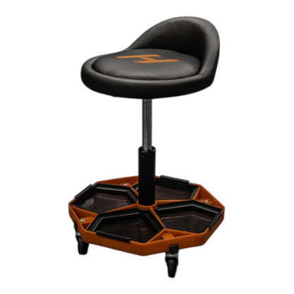 HURRICANE Adjustable Creeper Seat with Magnetic Tool Tray