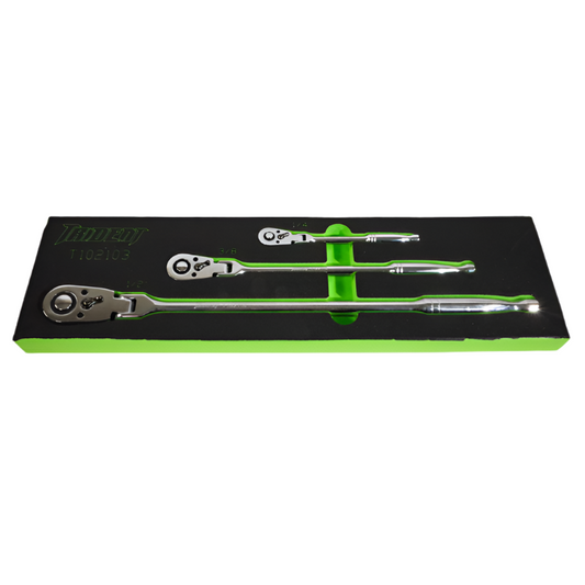 TRIDENT 3pc Flexi Head Ratchet Set
